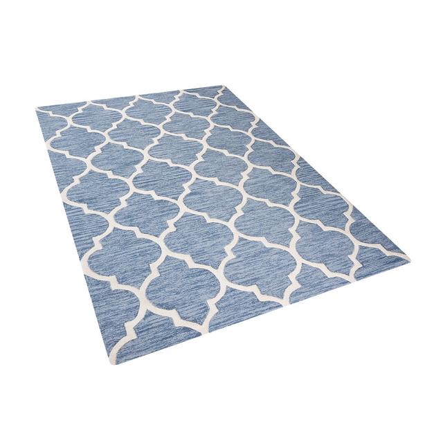 Yalova Hand Tufted Light Blue Rug Canora Grey Rug Size: Rectangle 140 x 200cm on Productcaster.