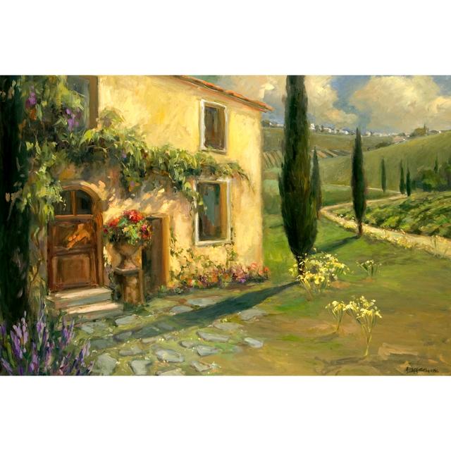 Scenic Italy I - Wrapped Canvas Painting Rosalind Wheeler Size: 81cm H x 122cm W x 3.8cm D on Productcaster.