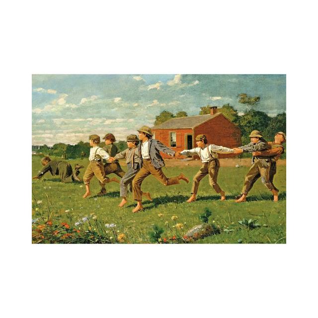 Snap the Whip, 1872 (Metropolitan Museum of Art, NYC) by Winslow Homer - Wrapped Canvas Painting ClassicLiving Size: 20.32cm H x 30.48cm W x 1.905cm D on Productcaster.