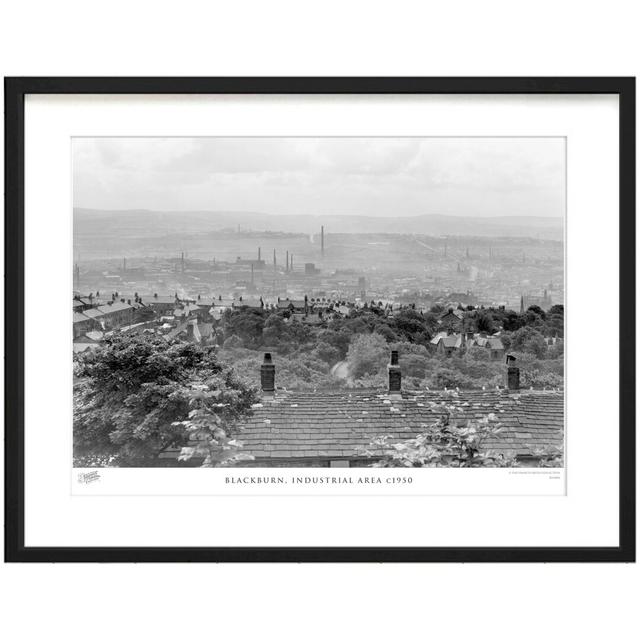 'Blackburn, Industrial Area C1950' - Picture Frame Photograph Print on Paper The Francis Frith Collection Size: 40cm H x 50cm W x 2.3cm D on Productcaster.