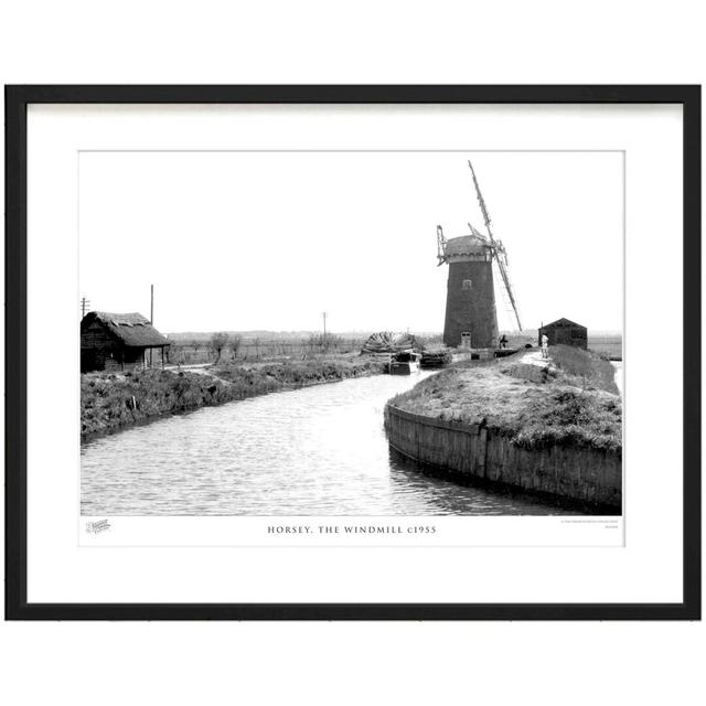 Horsey, The Windmill C1955 by Francis Frith - Single Picture Frame Print The Francis Frith Collection Size: 45cm H x 60cm W x 2.3cm D on Productcaster.