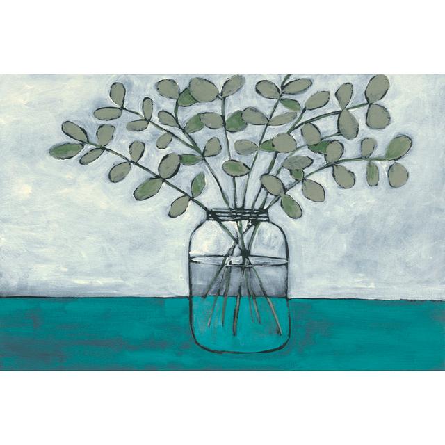 Jar of Stems I by Regina Moore - Wrapped Canvas Painting August Grove Size: 81cm H x 122cm W x 3.8cm D on Productcaster.