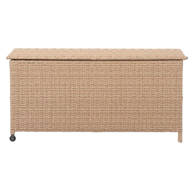 260 L Aufbewahrungsbox aus Metall/Rattan Ebern Designs on Productcaster.