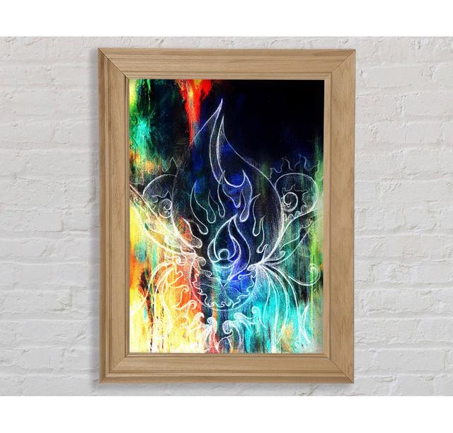 Rising Framed Print Latitude Vive Size: 42cm H x 29.7cm W x 8cm D, Format: Natural Framed Paper on Productcaster.