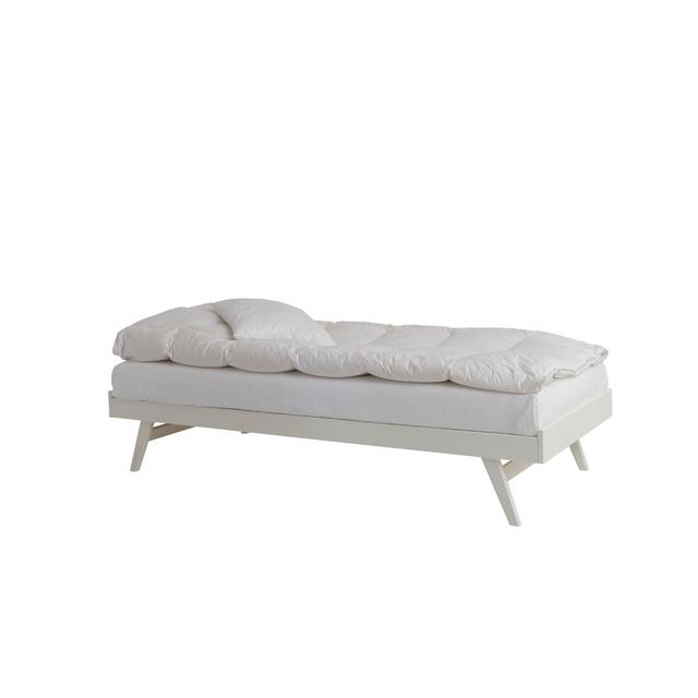 Laird Bed Frame Norden Home Colour: White, Size: European Single (90 x 200cm) on Productcaster.