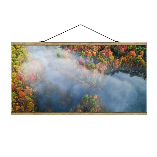 Autumn Symphony - Graphic Art Print Union Rustic Size: 50cm H x 100cm W x 0.3cm D on Productcaster.