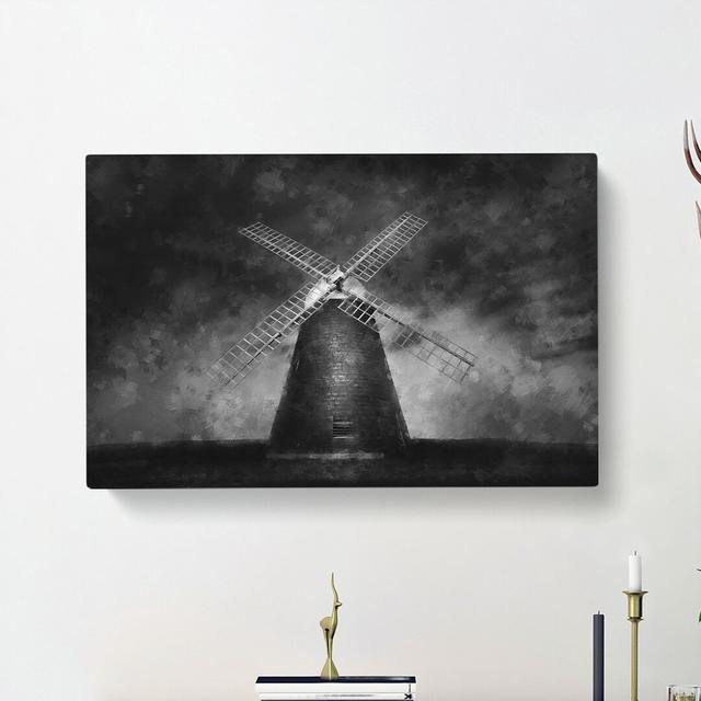 Halnaker Windmill in Chichester - Wrapped Canvas Painting Print East Urban Home Size: 50cm H x 76cm W x 3cm D on Productcaster.