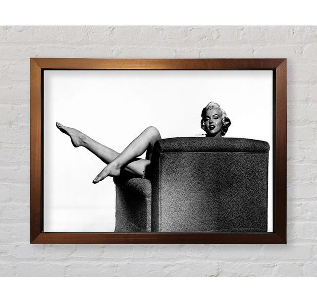 Marilyn Monroe Legs - Print Marlow Home Co. Size: 100cm H x 141.4cm W x 3.4cm D on Productcaster.