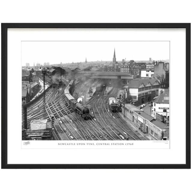 'Newcastle upon Tyne, Central Station C1960' by Francis Frith - Picture Frame Photograph Print on Paper The Francis Frith Collection Size: 28cm H x 36 on Productcaster.