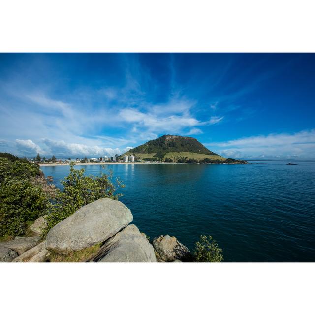 Mount Maunganui Across Beach_486366704 House of Hampton Size: 30cm H x 46cm W x 3.8cm D on Productcaster.