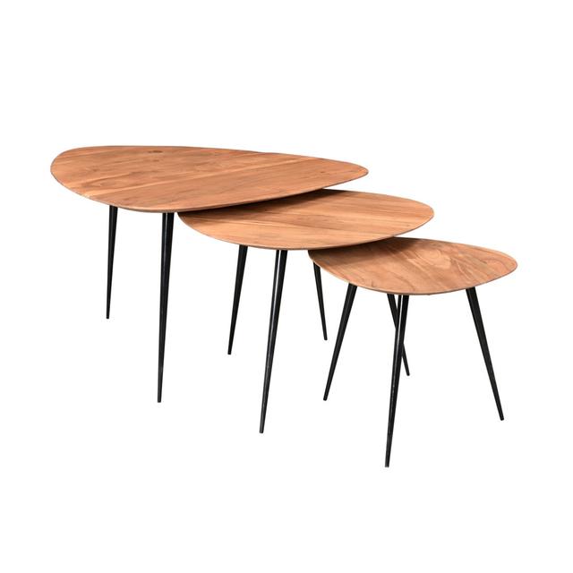 Nahua Coffee Table George Oliver Size: H37 x L40 x W37cm on Productcaster.