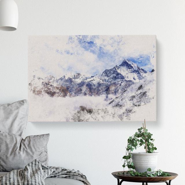 Mountain View Vol.4 - Wrapped Canvas Graphic Art East Urban Home Size: 50cm H x 76cm W x 3cm D on Productcaster.