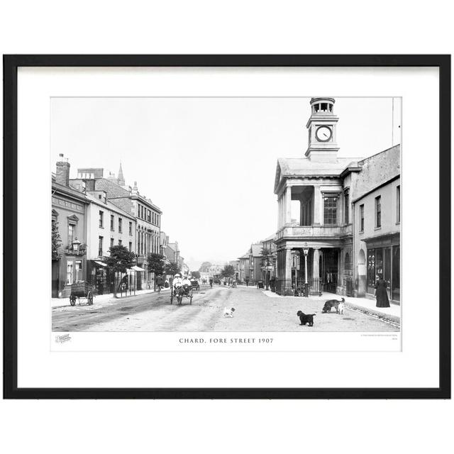 'Chard, Fore Street 1907' - Picture Frame Photograph Print on Paper The Francis Frith Collection Size: 45cm H x 60cm W x 2.3cm D on Productcaster.