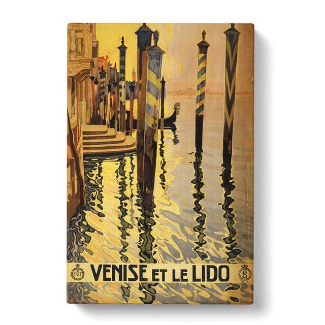 Vintage Travel Venice Vol.1 - Wrapped Canvas Graphic Art East Urban Home Size: 76cm H x 50cm W x 3cm D on Productcaster.