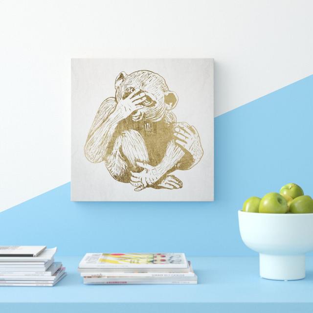 See No Evil - Wrapped Canvas Print East Urban Home Size: 50.8 cm H x 50.8 cm W x 3.8 cm D on Productcaster.