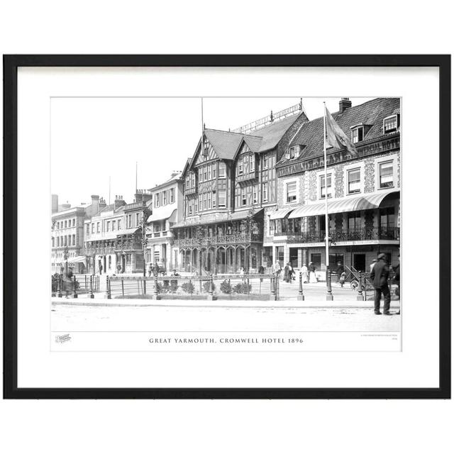 'Great Yarmouth, Cromwell Hotel 1896' by Francis Frith - Picture Frame Photograph Print on Paper The Francis Frith Collection Size: 28cm H x 36cm W x on Productcaster.