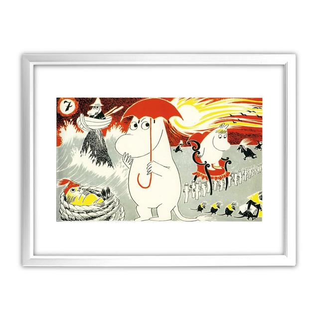 Tove Jansson - Print East Urban Home Frame Option: White Picture Frame Paper, Size: 36cm H x 28cm W x 3cm D on Productcaster.