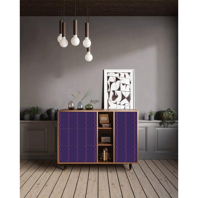 Allisonia Sideboard Ebern Designs Colour: Grape Maccaroni on Productcaster.