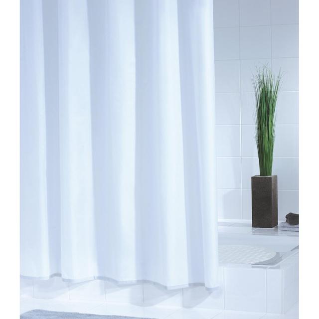 Vinyl Shower Curtain Ridder Colour: White, Size: 180cm H x 240cm W on Productcaster.