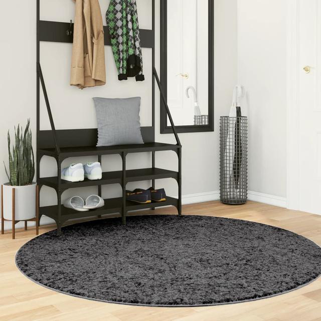 Studio Rug OVIEDO Short Pile Brayden Studio Rug Size: Round 160cm on Productcaster.