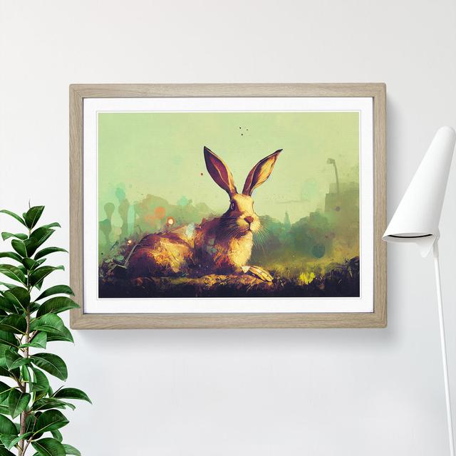 Hare Modern - Picture Frame Painting Brambly Cottage Frame Colour: Oak, Size: 46cm H x 64cm W x 2cm D on Productcaster.