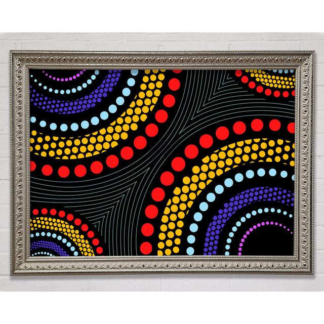 Aboriginal Pattern 11 - Print Ebern Designs Size: 42cm H x 59.7cm W x 3cm D on Productcaster.