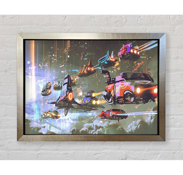 Cars of the Future - Single Picture Frame Art Prints Bright Star Size: 42cm H x 59.7cm W x 3.4cm D on Productcaster.