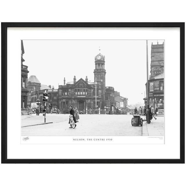 'Nelson, the Centre 1950' - Picture Frame Photograph Print on Paper The Francis Frith Collection Size: 60cm H x 80cm W x 2.3cm D on Productcaster.