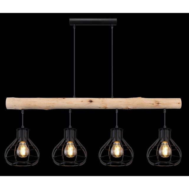 Desrosiers 4 - Light Black Kitchen Island Pendant Williston Forge on Productcaster.