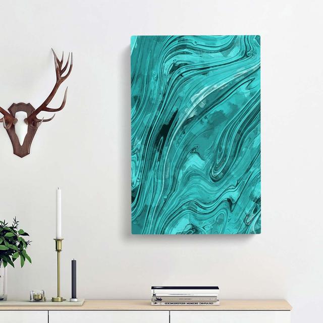 Feel the Beat in Abstract - Wrapped Canvas Graphic Art Print East Urban Home Size: 91cm H x 60cm W x 3cm D on Productcaster.