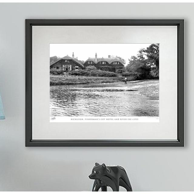 'Bickleigh, Fisherman's Cot Hotel and River Exe C1955' - Picture Frame Photograph Print on Paper The Francis Frith Collection Size: 40cm H x 50cm W x on Productcaster.