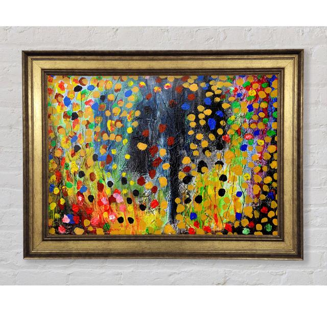 Dots Of The Forest - Single Picture Frame Art Prints Bright Star Size: 100cm H x 141.4cm W x 8cm D on Productcaster.