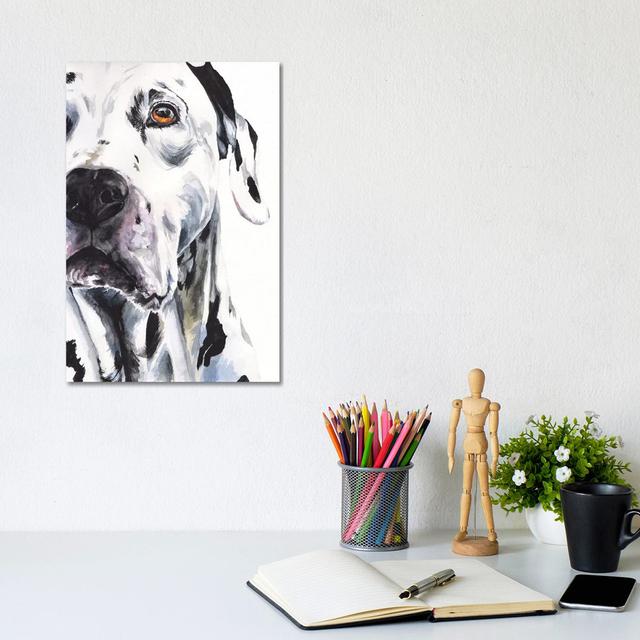 Dalmatian II by George Dyachenko - Wrapped Canvas Painting ClassicLiving Size: 30.48cm H x 20.32cm W x 1.905cm D on Productcaster.