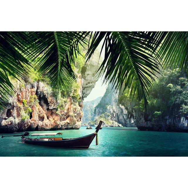 Phi Phi Leh Island,Thailand - Wrapped Canvas Print Longshore Tides Size: 20cm H x 30cm W x 3.8cm D on Productcaster.