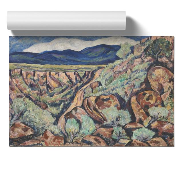 Landscape, New Mexico by Marsden Hartley - Unframed Painting East Urban Home Size: 30cm H x 42cm W x 0.1cm D on Productcaster.