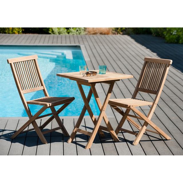 Woehler Garden 2 Seater Bistro Set Dakota Fields on Productcaster.