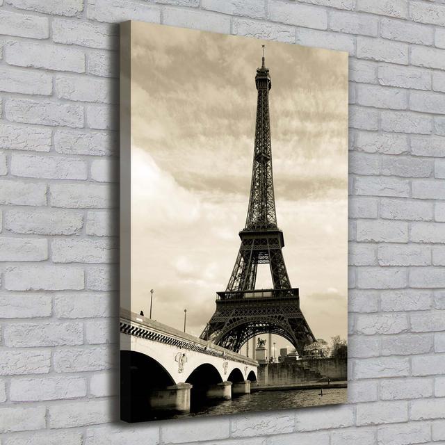 Eiffel Tower Paris - Wrapped Canvas Art Prints Ophelia & Co. on Productcaster.