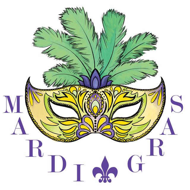 Mardi Gras Mask - Wrapped Canvas Print The Seasonal Aisle Size: 91cm H x 91cm W x 3.8cm D on Productcaster.