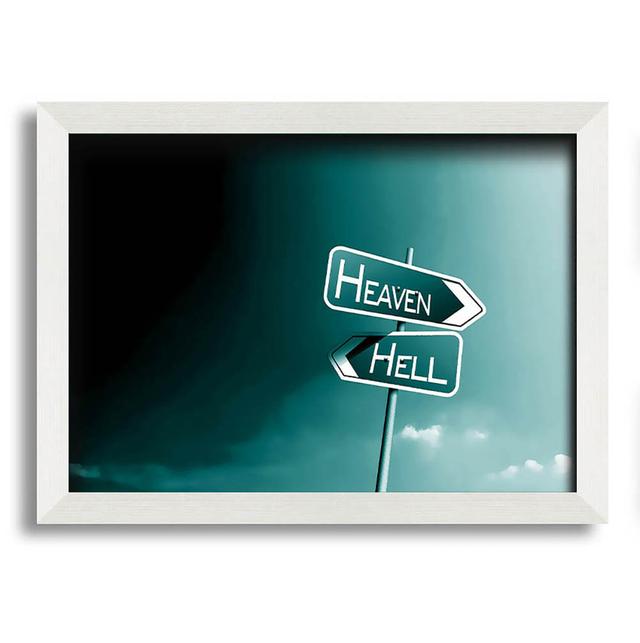 Heaven and Hell - Single Picture Frame Art Prints Ebern Designs Size: 42cm H x 59.7cm W on Productcaster.