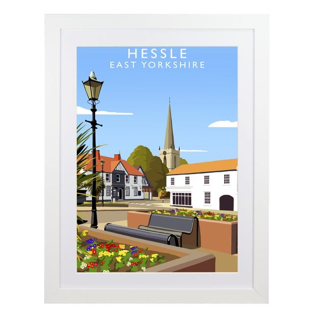 Hessle by Richard O'Neil - Print East Urban Home Size: 54 cm H x 44 cm W x 2.2 cm D, Format: White Wood Frame on Productcaster.