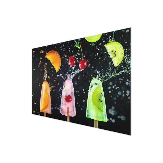 'Ice Lolly' Photograph on Glass East Urban Home Size: 60 cm H x 90 cm W on Productcaster.