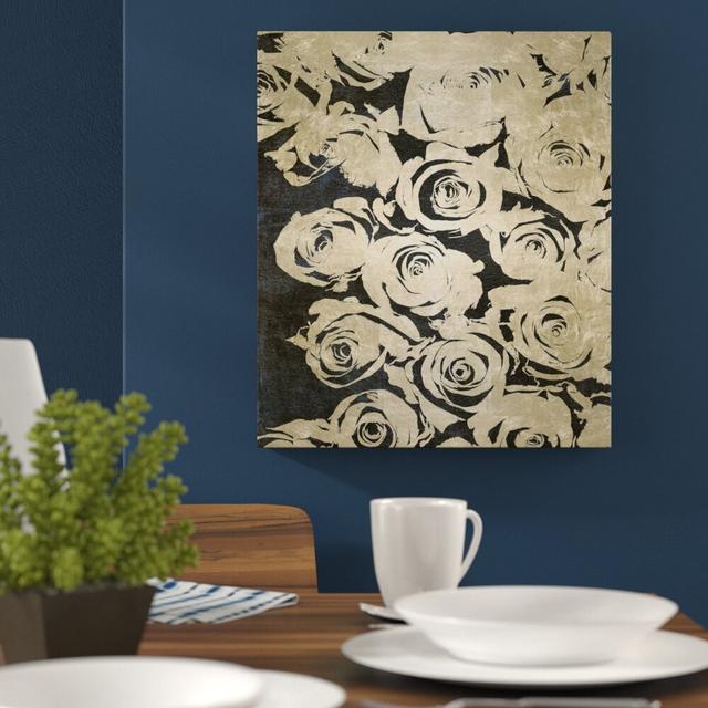 'Dark Rose' by Art Remedy Graphic Art Wrapped on Canvas Oliver Gal Size: 51cm H x 44cm W on Productcaster.