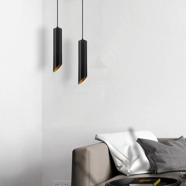 Mikalla 1 - Light Black Tube Pendant (Set of 2) 17 Stories on Productcaster.