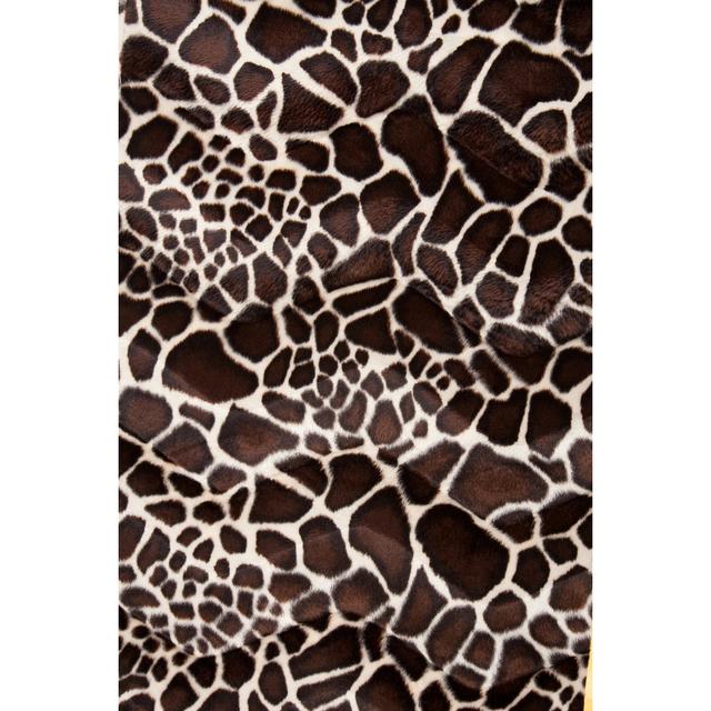 Giraffe Animal Print - Wrapped Canvas Print Fairmont Park Size: 30cm H x 20cm W x 3.8cm D on Productcaster.