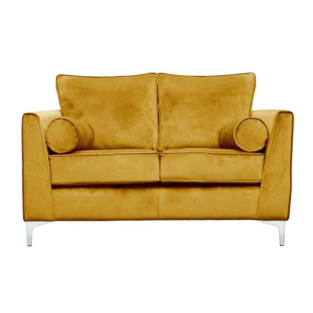 Giancarlo 2 Seater Sofa Fairmont Park Upholstery Colour: Mustard on Productcaster.