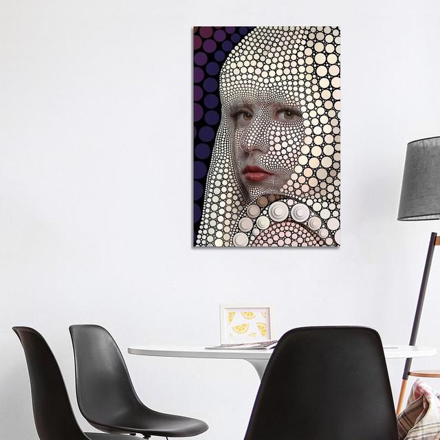 Lady Gaga by Ben Heine - Print on Canvas Latitude Run Size: 101.6cm H x 66.04cm W x 3.81cm D, Format: Wrapped Canvas on Productcaster.