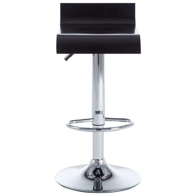 Sproul Height Adjustable Swivel Bar Stool (Set of 2) Metro Lane Seat Colour: Black on Productcaster.