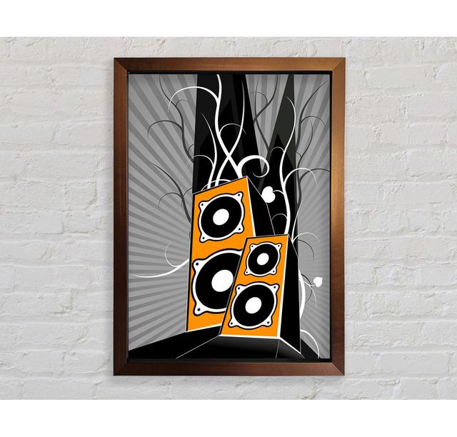 Speaker Sounds - Single Picture Frame Art Prints Rosalind Wheeler Size: 141.4cm H x 100cm W x 3.4cm D on Productcaster.