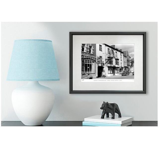 Market Harborough, Three Swans Hotel C1965 - Single Picture Frame Print The Francis Frith Collection Colour: Light Grey/Ivory, Size: 63.3cm H x 83.5cm on Productcaster.