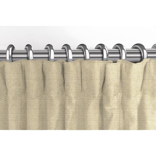 Calijah Eyelet Blackout Thermal Curtains (Set of 2) 17 Stories Panel Size: Width 116 x Drop 137cm, Colour: Stone Grey on Productcaster.